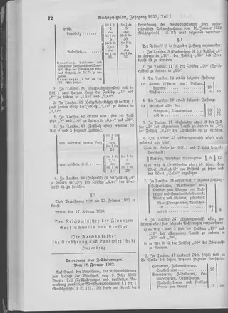 The Reichsgesetzblatt Teil I page on which the measure was published